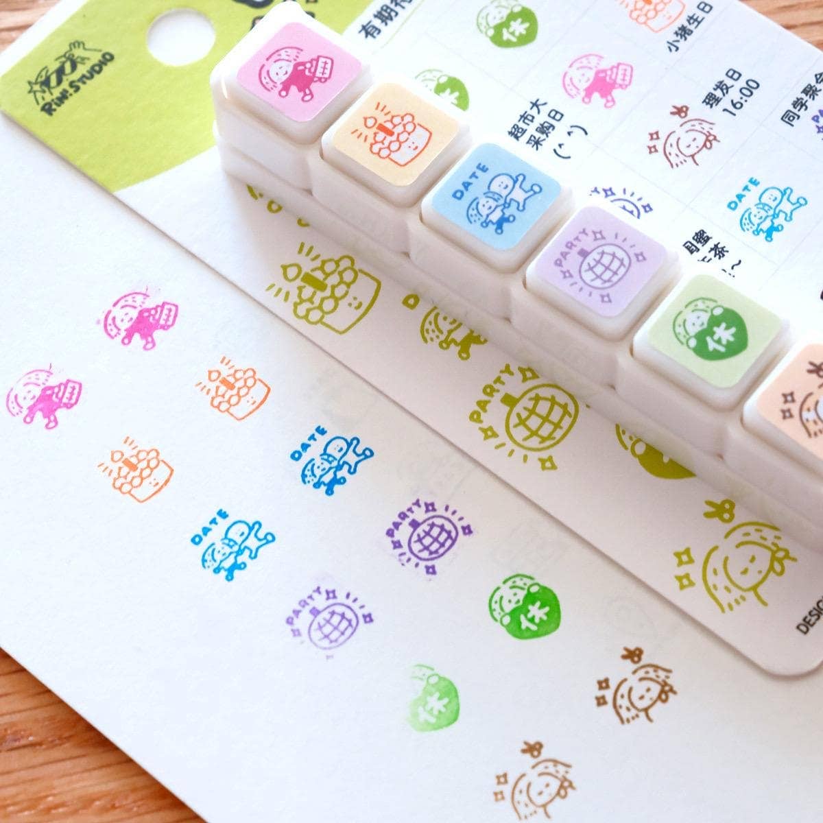 Tiny Plans Mini Stamp Set | RIN! Studio