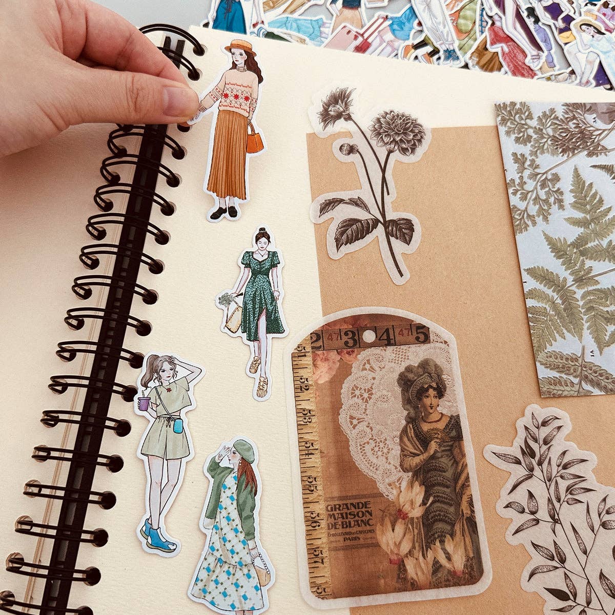 Wrapables Fashion Women Vinyl Sticker Pack
