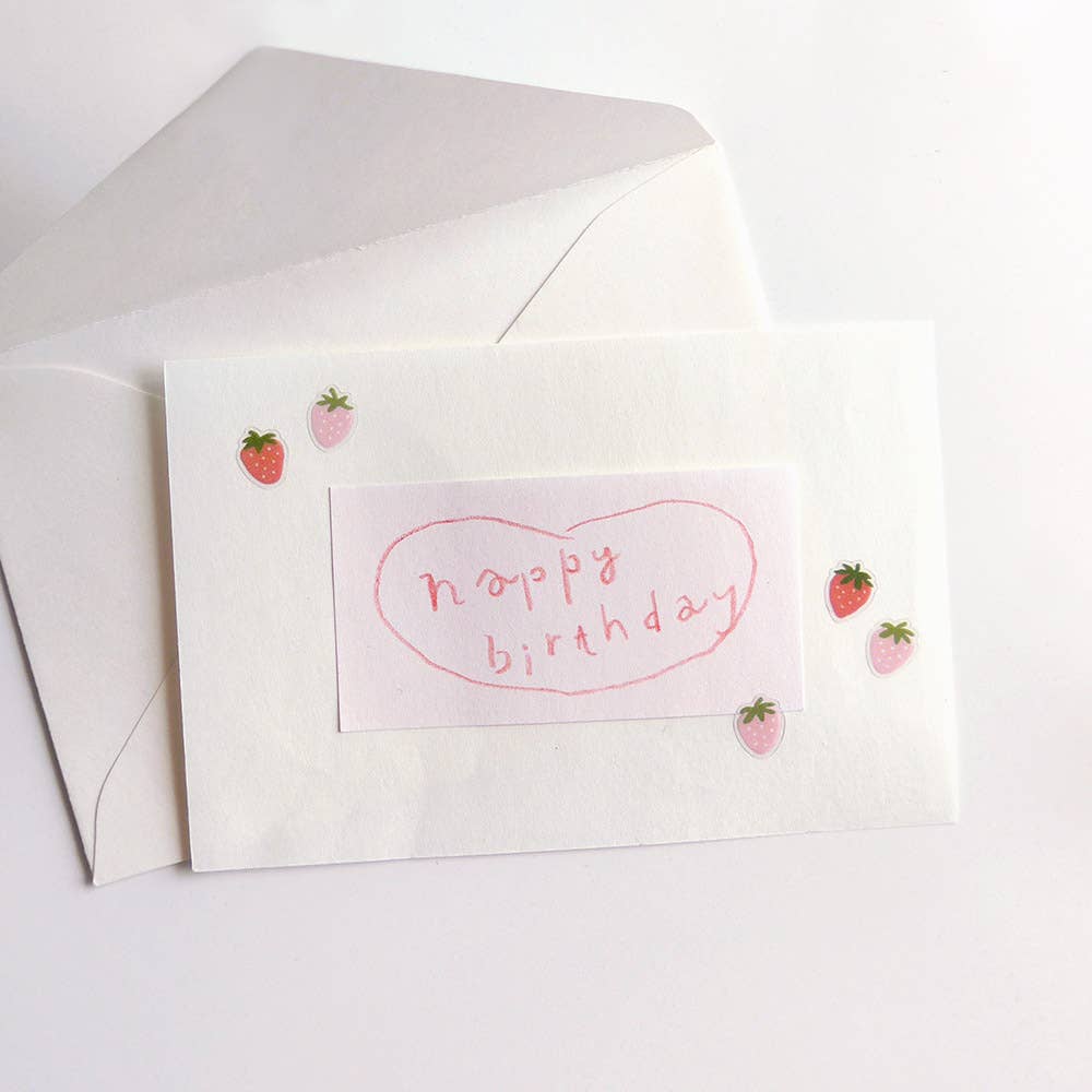 Suatelier Mini Series Strawberry Stickers – No. 130