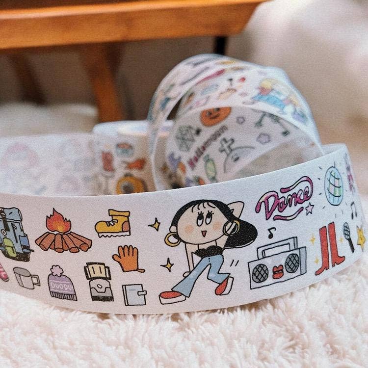 Girls Power Ultra Loop Washi Tape | RIN! Studio