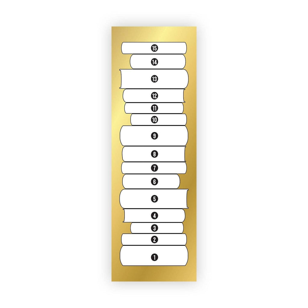 Book Tower Reading Tracker Bookmark: 0001