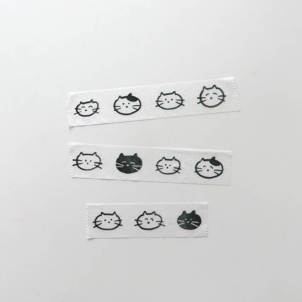 Catitude Illustrated Cat Washi Tape | Suatelier