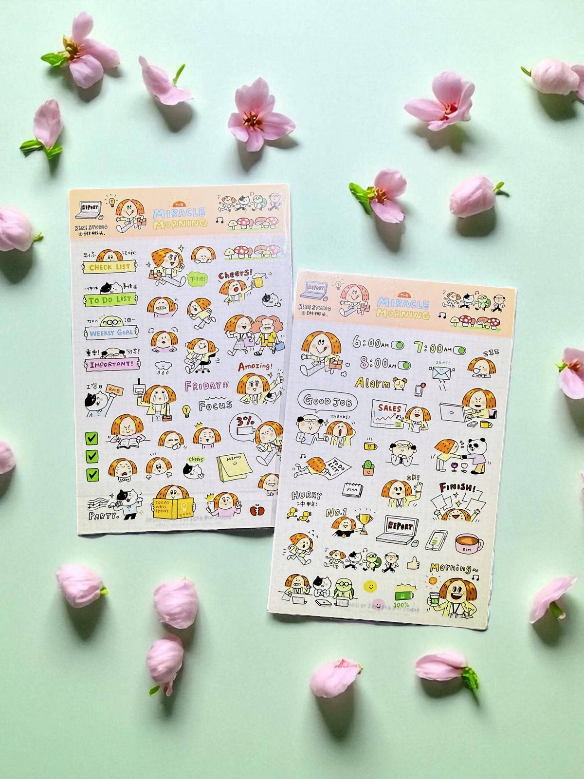 Kawaii Washi Tape Stickers: Work Diary, Office Life: VOL3STFL