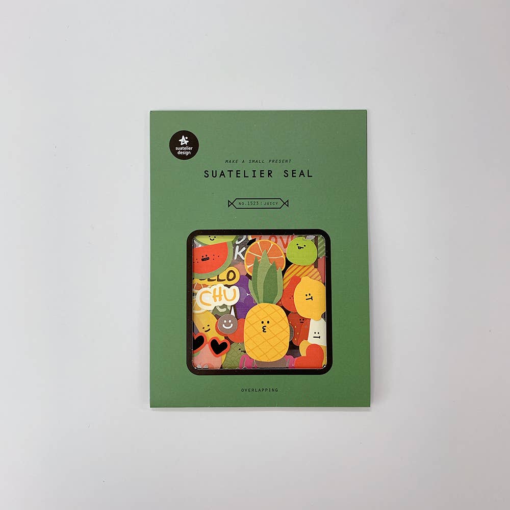Freshly Picked Juicy Fruit Stickers | Suatelier Seal