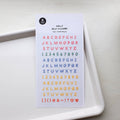 Say It Your Way Alphabet & Number Stickers | Suatelier Daily Deco