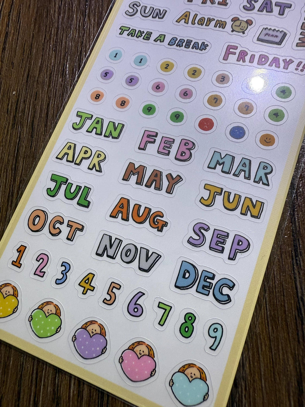 Today Is the Day Planner Labels Sticker Sheet | RIN! Studio