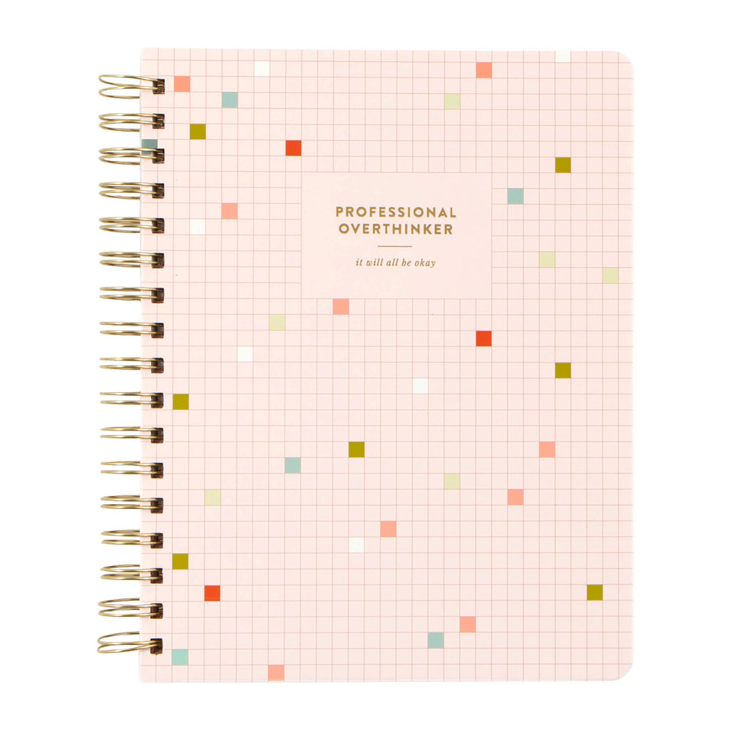 Professional Overthinker Spiral Notebook | 160 Lined Pages