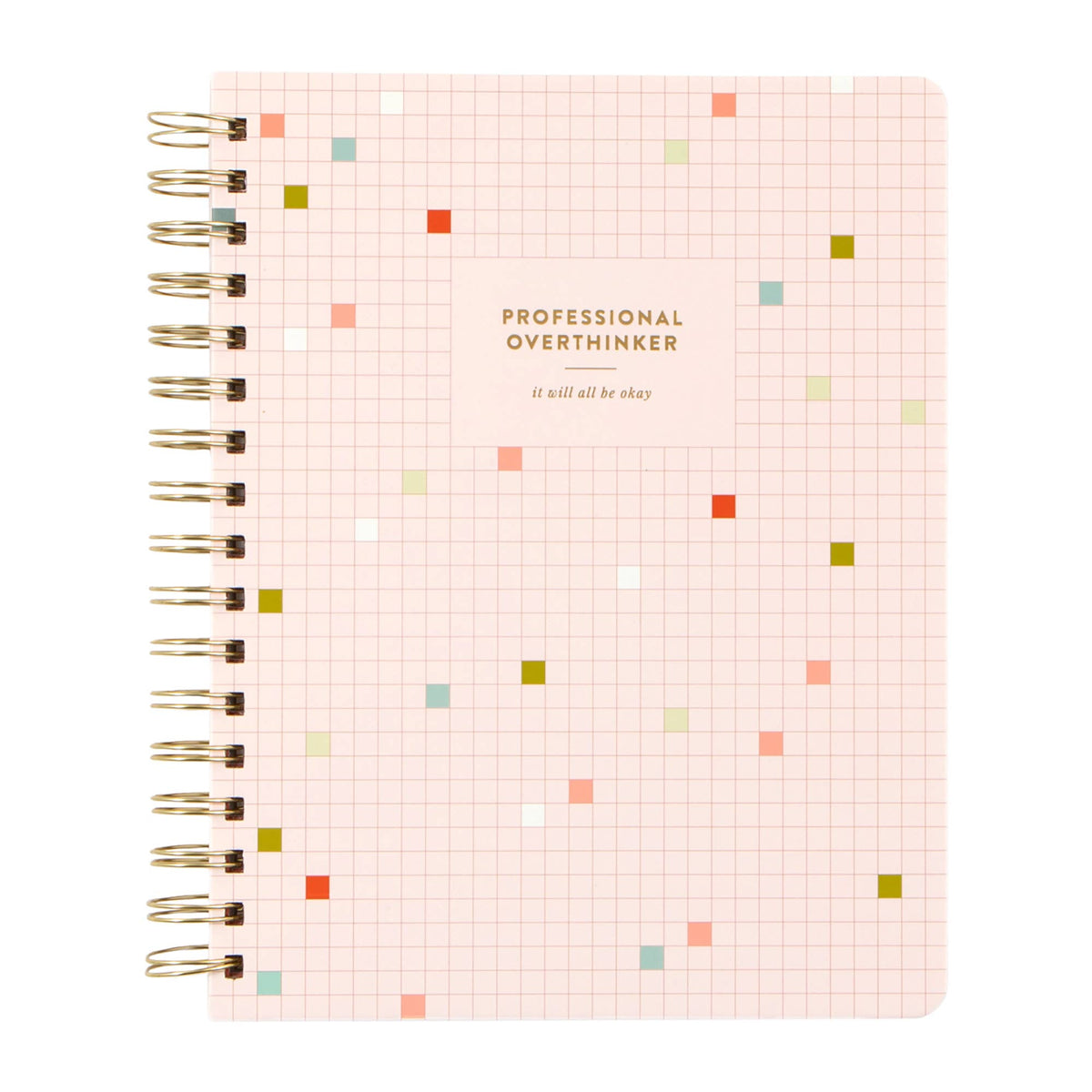 Professional Overthinker Spiral Notebook | 160 Lined Pages