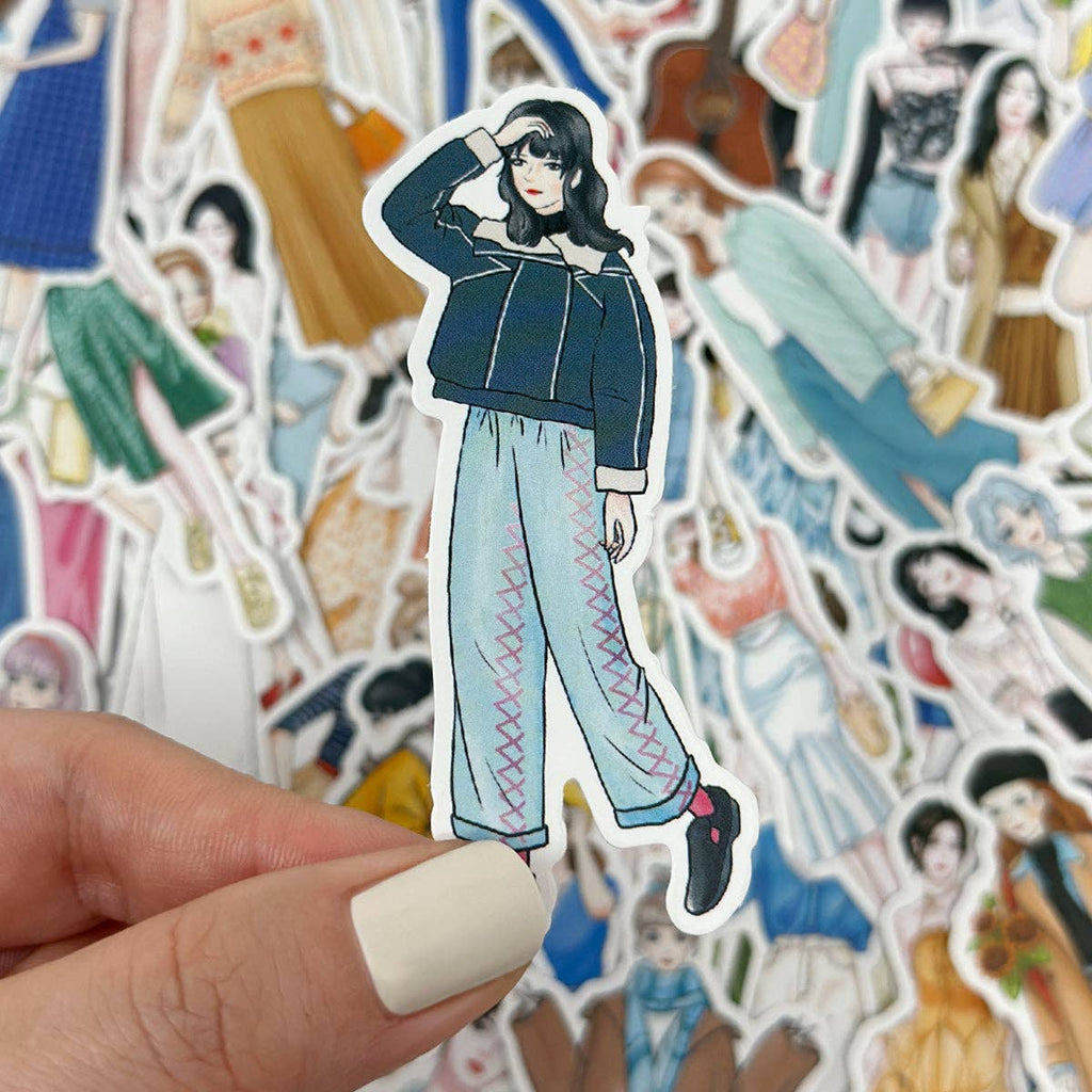 Wrapables Fashion Women Vinyl Sticker Pack