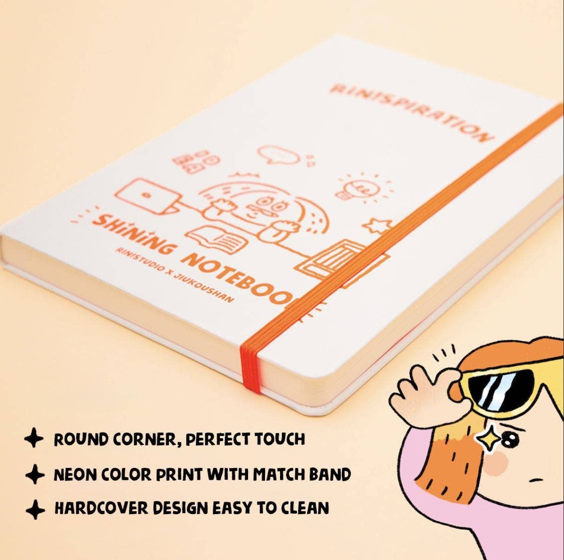Shining B6 Hardcover Notebook | RIN! Studio