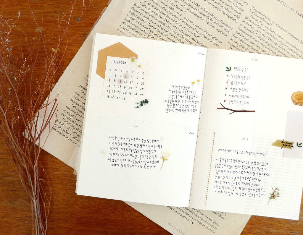 Letters From the Garden Vintage Floral Stickers | Suatelier Daily Deco