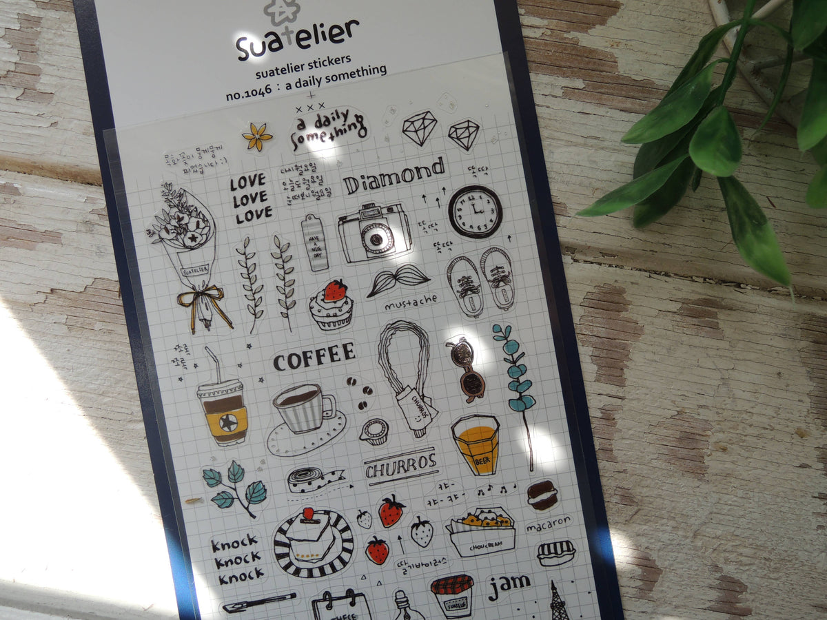 A Little Bit of Everything Everyday Stickers | Suatelier Daily Deco
