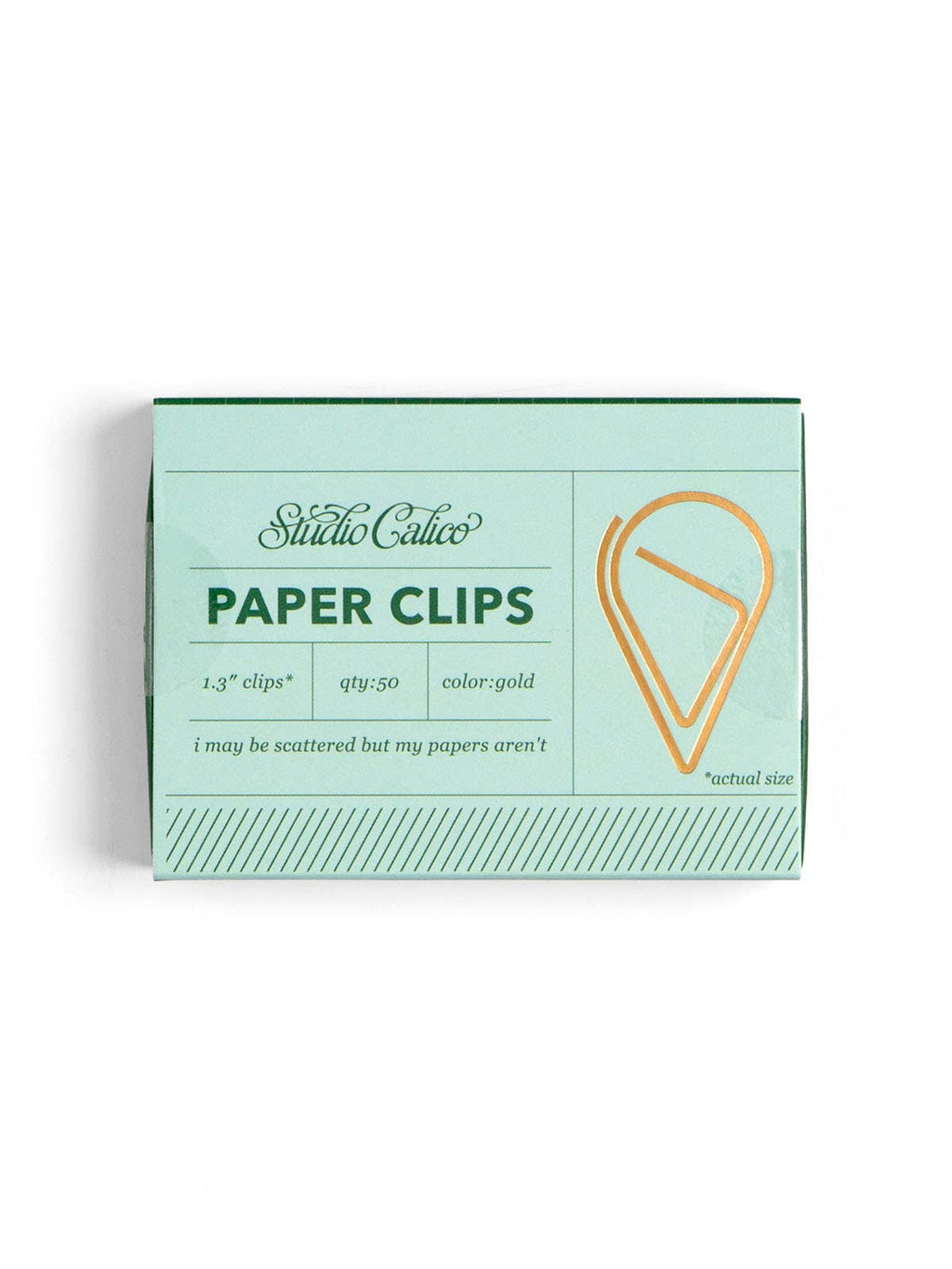 Keep It Together Teardrop Gold Paper Clips | Studio Calico