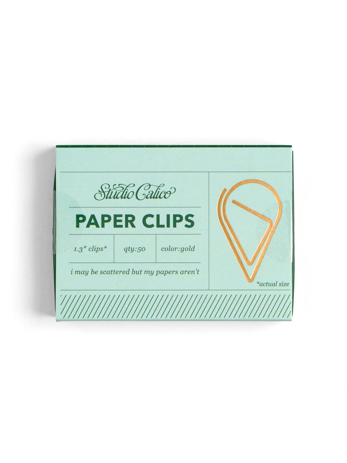 Keep It Together Teardrop Gold Paper Clips | Studio Calico