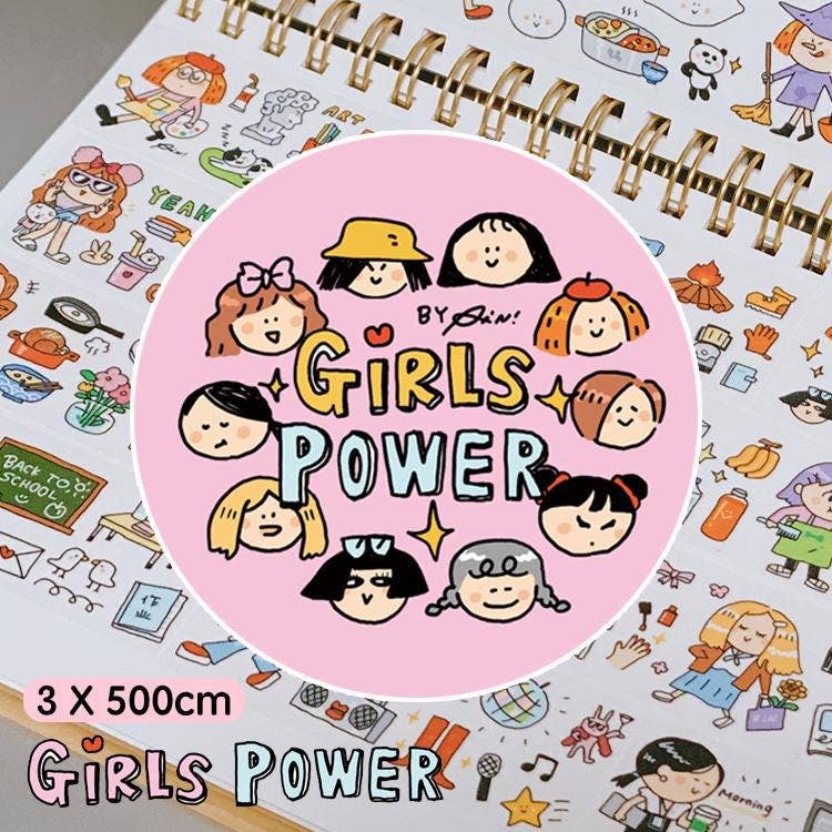 Girls Power Mini Sticker Set | RIN! Studio
