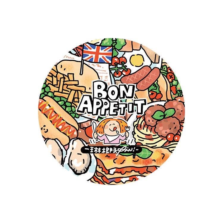 Bon Appétit Foodie Ultra Loop Washi Tape | RIN! Studio