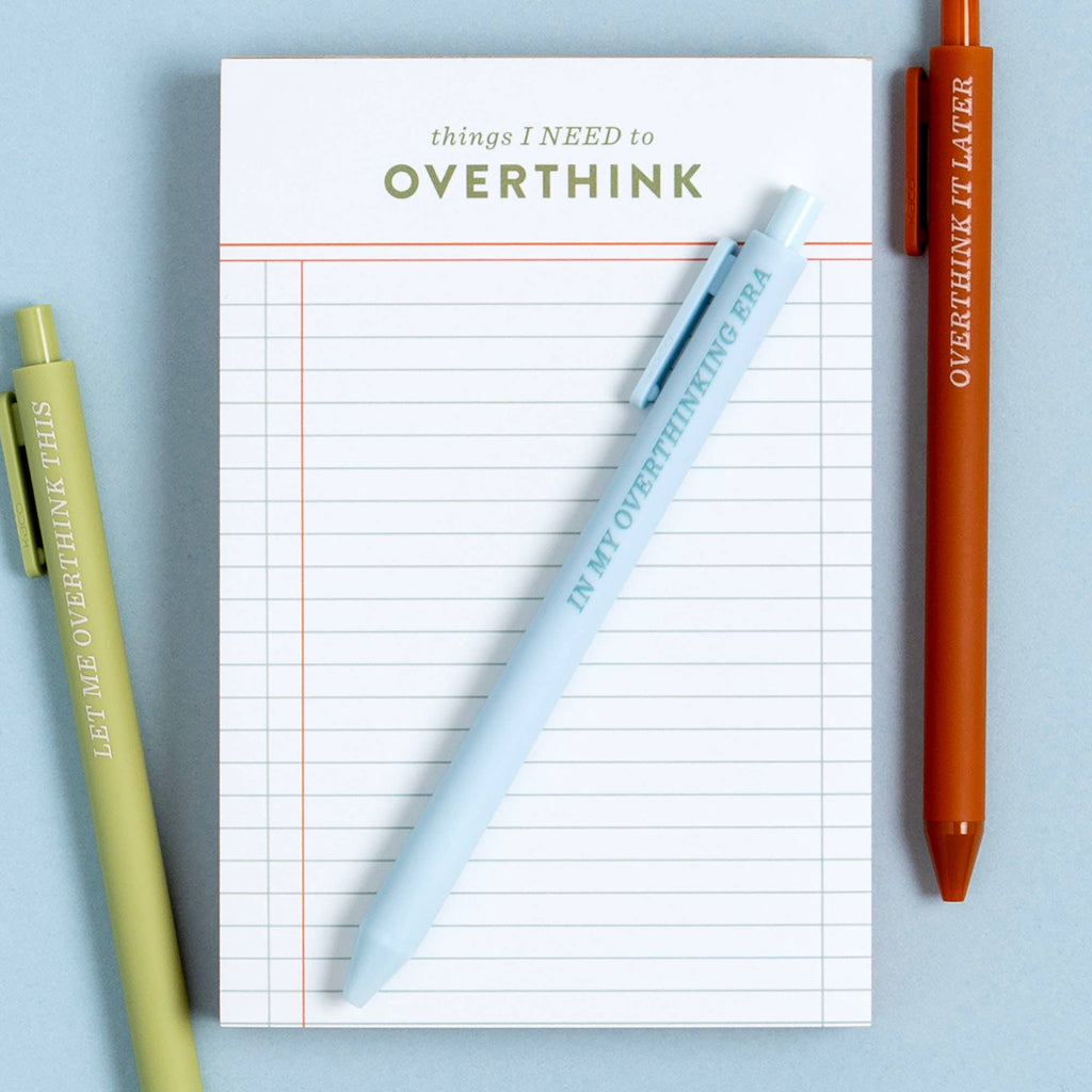 Things I Need to Overthink Notepad | 120 Sheets
