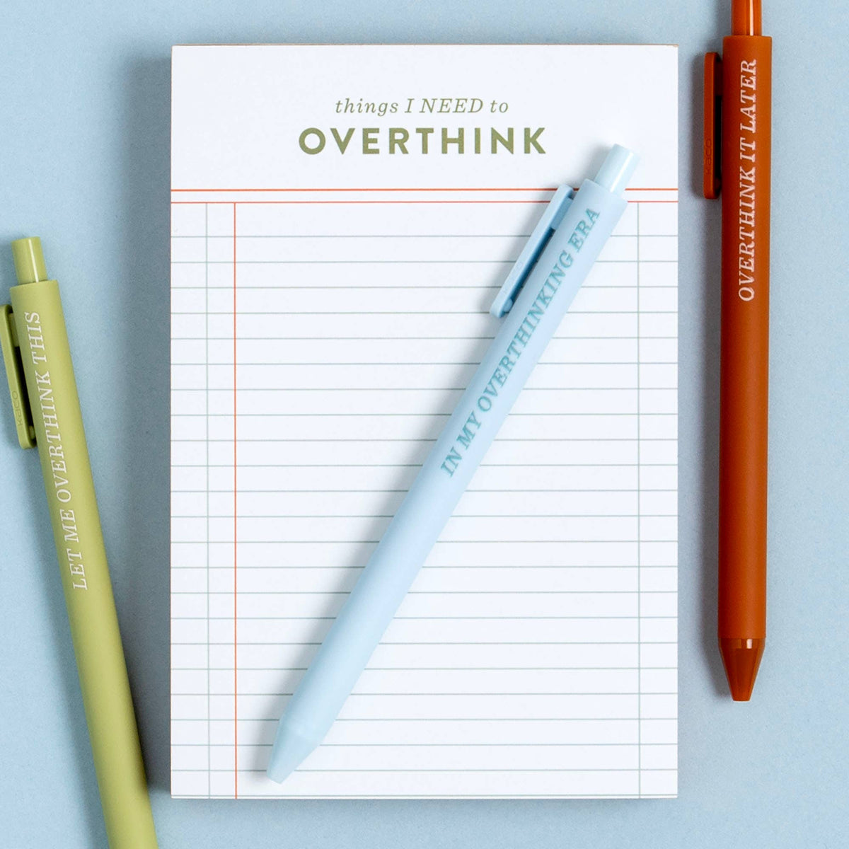 Things I Need to Overthink Notepad | 120 Sheets