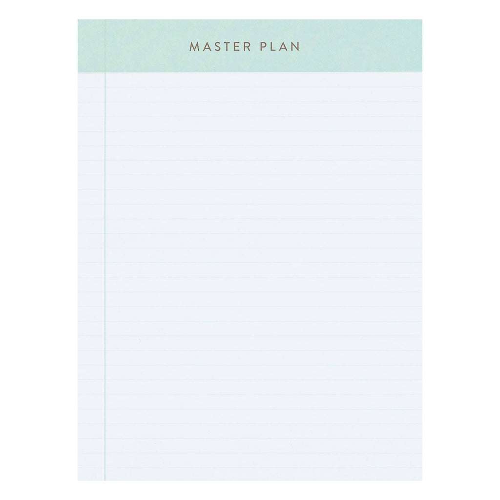 Master Plan Lined Notepad | 52 Sheets