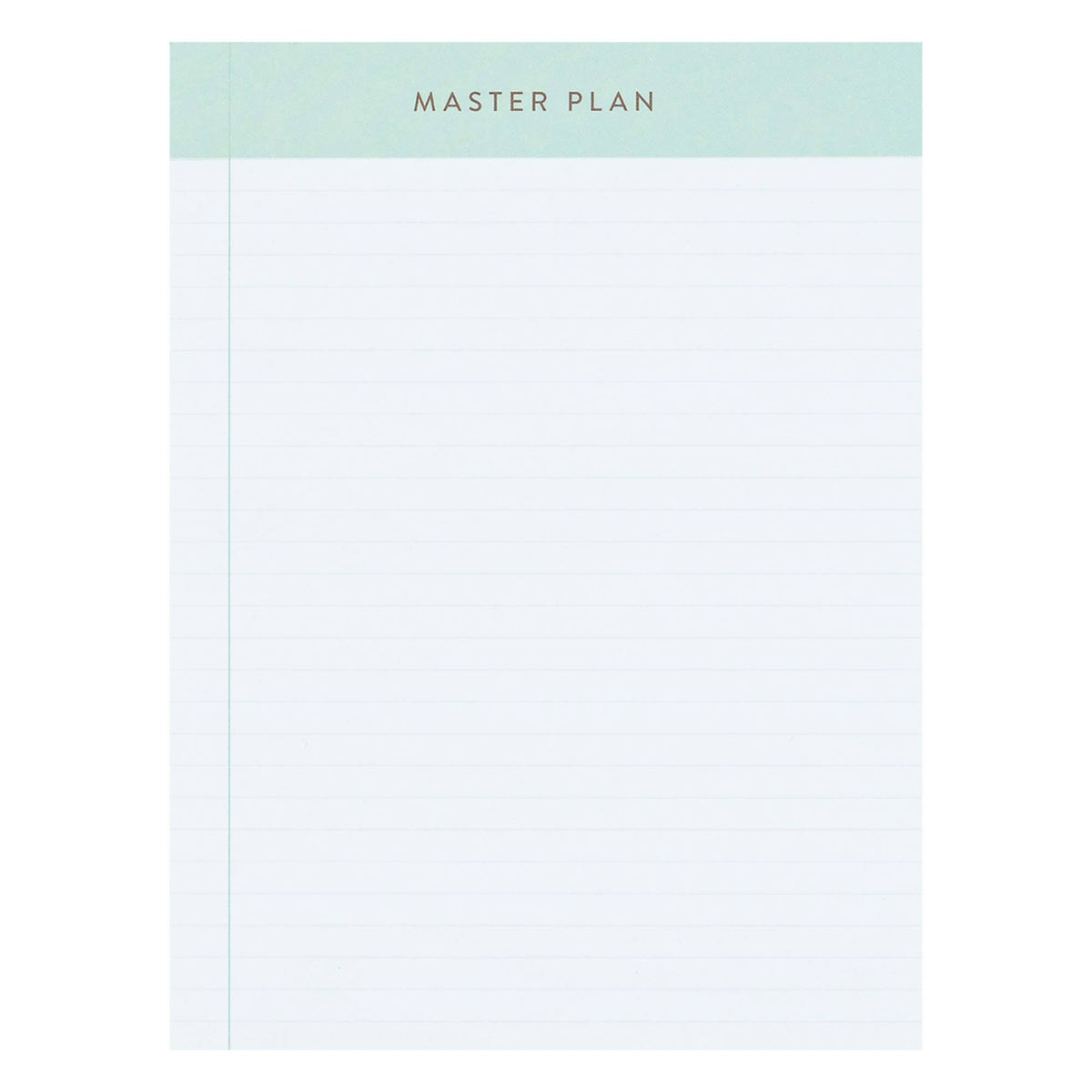 Master Plan Lined Notepad | 52 Sheets