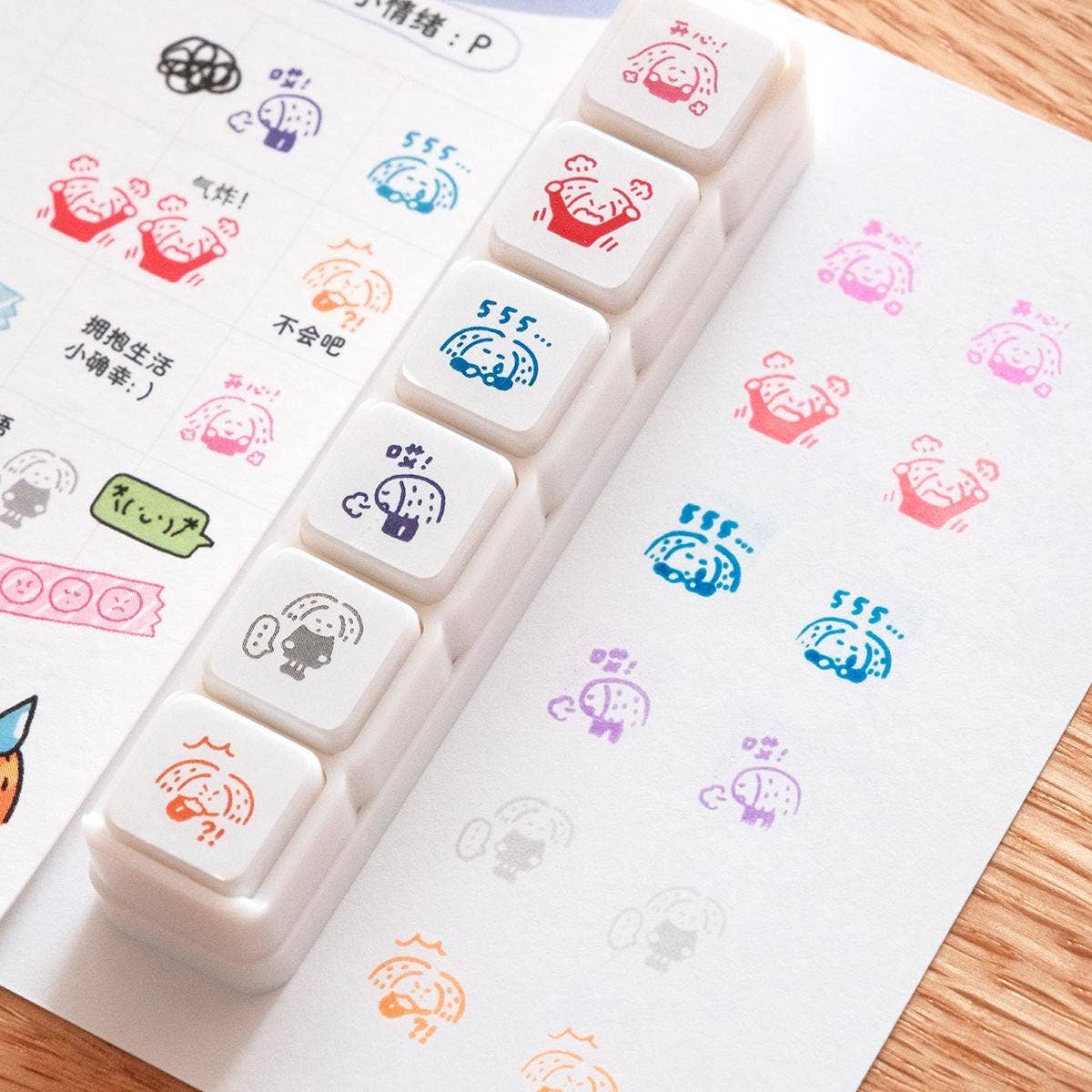 Tiny Moods Mini Stamp Set | RIN! Studio