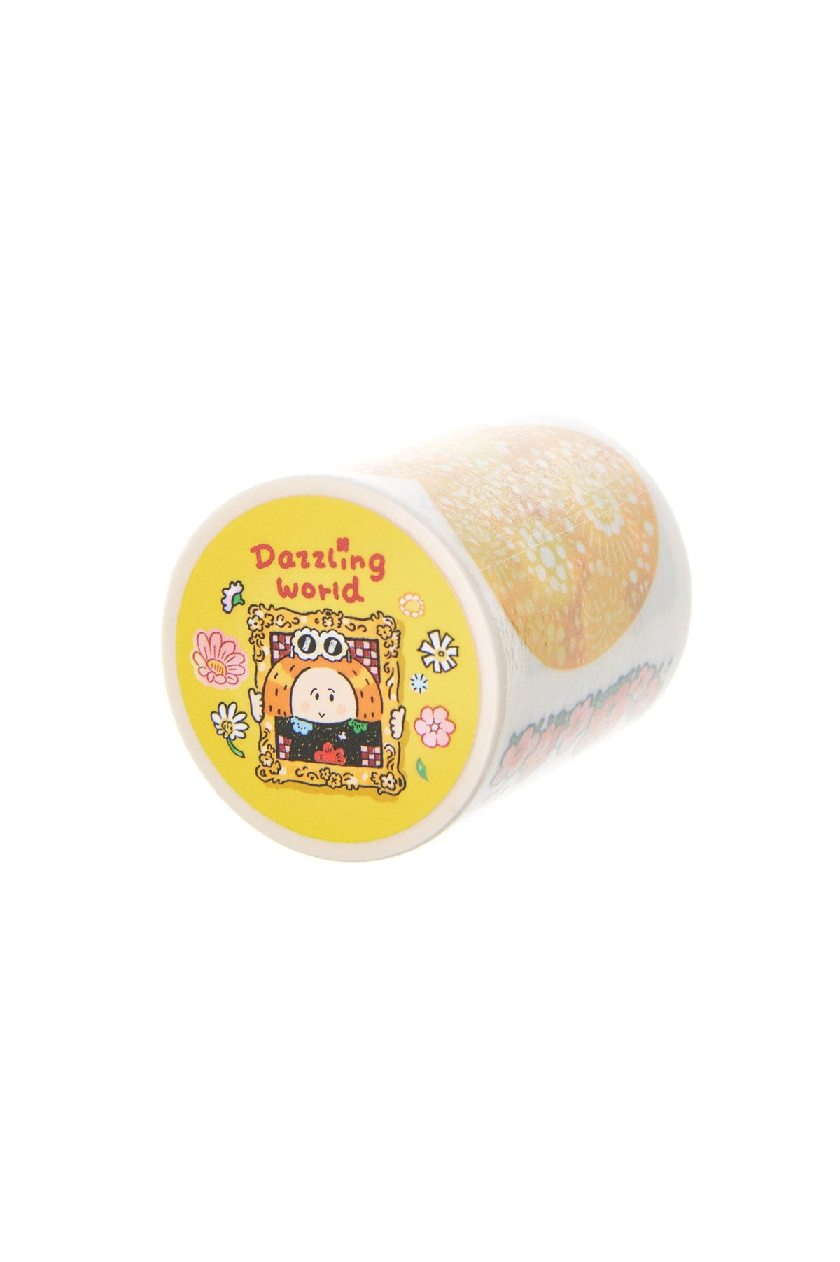 Flower World Glitter Foil Die-Cut Washi Tape | RIN! Studio