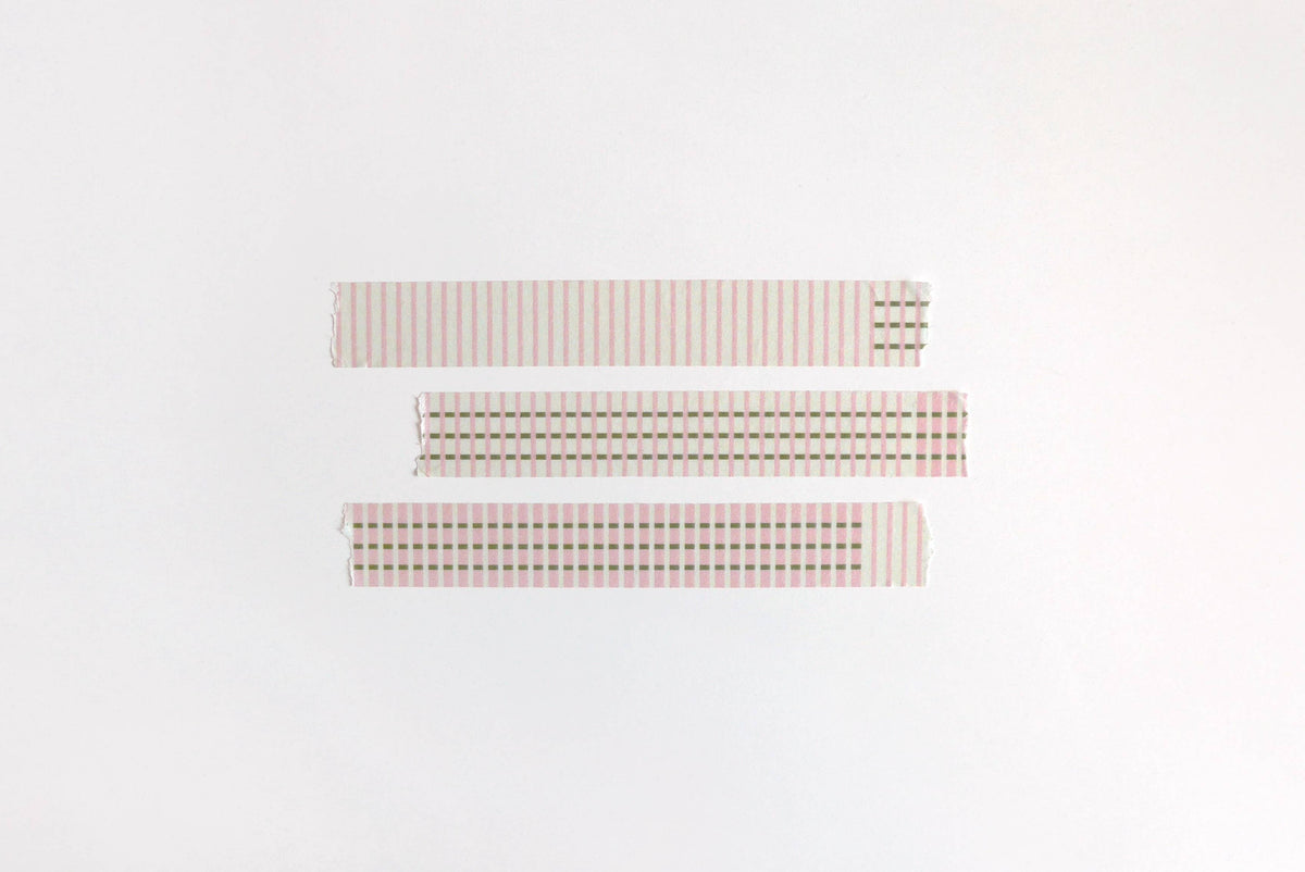 Pretty in Plaid Pink Pattern Washi Tape | Suatelier
