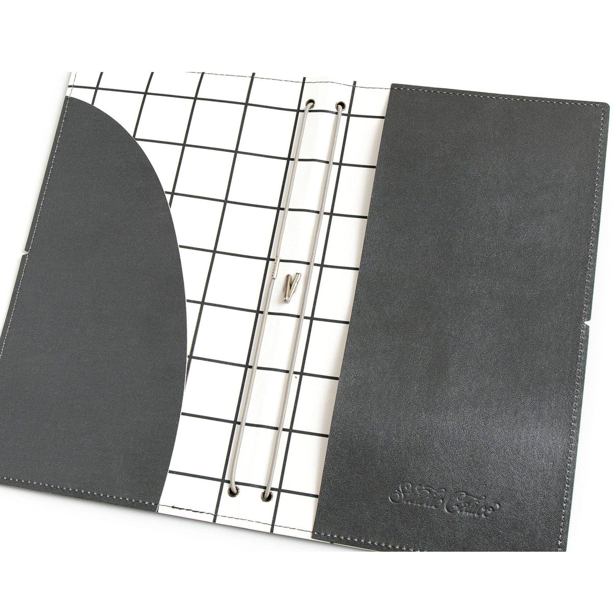 Charcoal Gray Traveler’s Notebook Cover | Vegan Leather