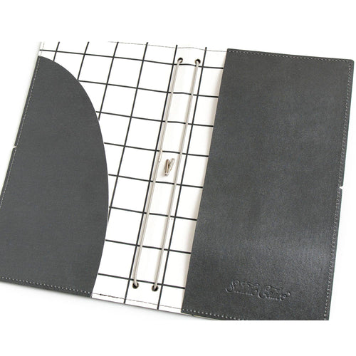 Charcoal Gray Traveler’s Notebook Cover | Vegan Leather