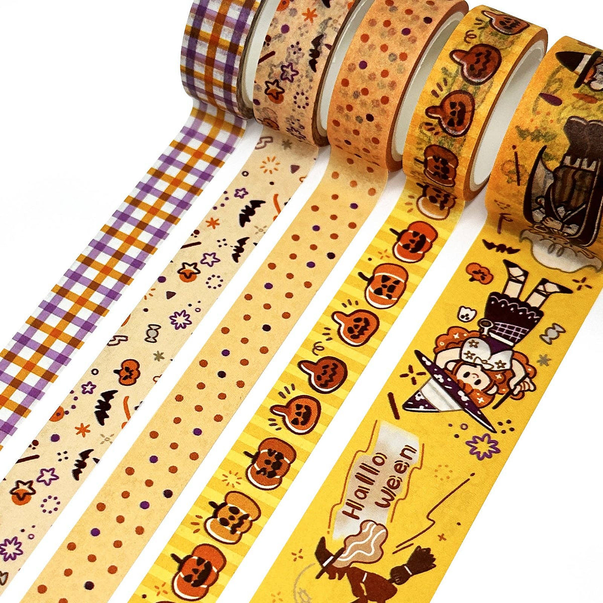 Wrapables Halloween Washi Tape Set - 11 Rolls