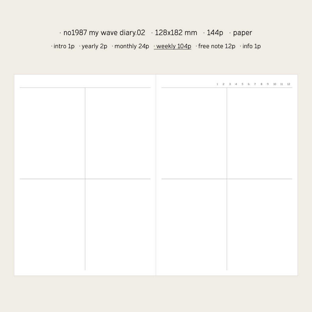 My Wave Diary (Ivory)