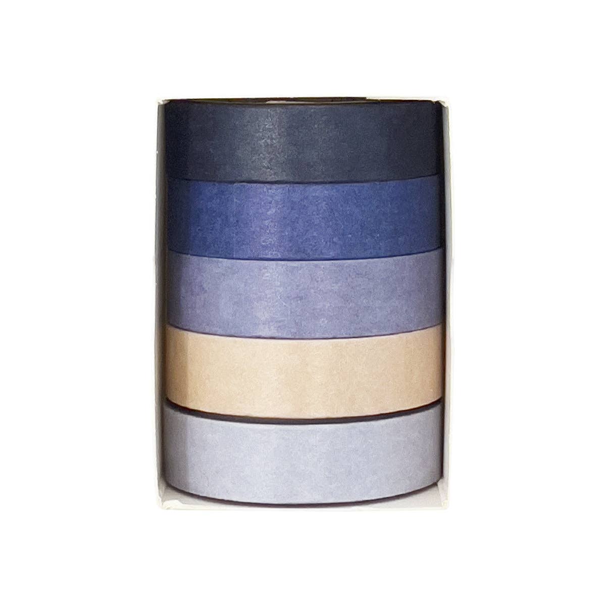 Wrapables Solid Color Washi Tape (Set of 5): Rainbow