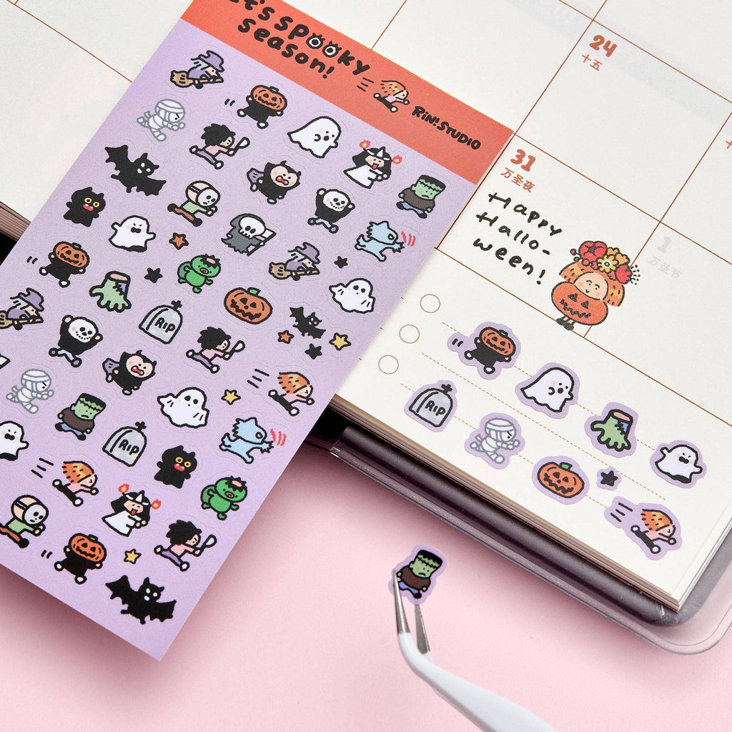 Mini Stickers - Coffee/Flower/Aloha/Halloween/Social Media/Dream/Childhood - RiN! Studio: Aloha