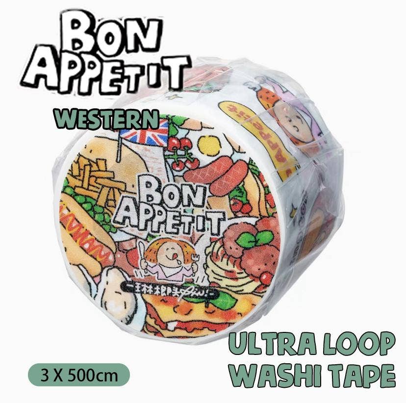 Bon Appétit Foodie Ultra Loop Washi Tape | RIN! Studio
