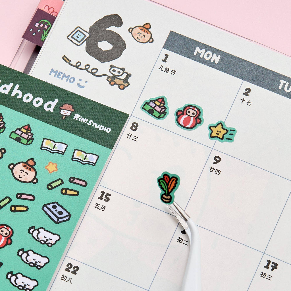 Mini Stickers - Coffee/Flower/Aloha/Halloween/Social Media/Dream/Childhood - RiN! Studio: Aloha