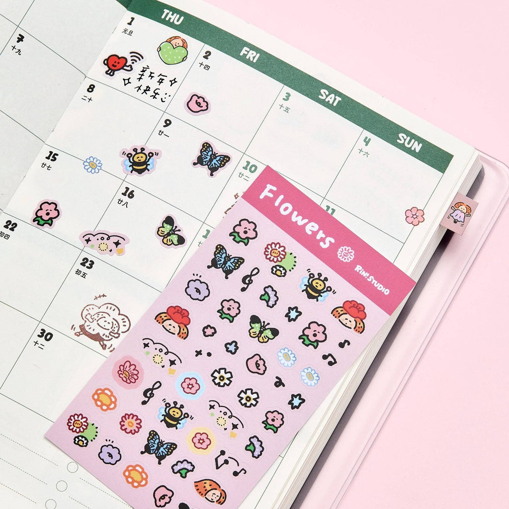 Mini Stickers - Coffee/Flower/Aloha/Halloween/Social Media/Dream/Childhood - RiN! Studio: Aloha
