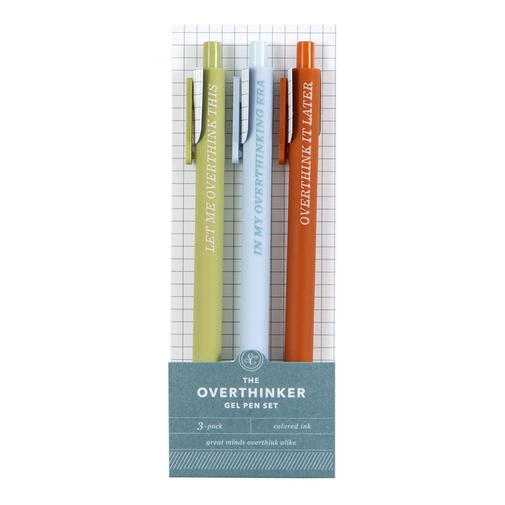 The Overthinker Gel Pen Set | 3-Pack
