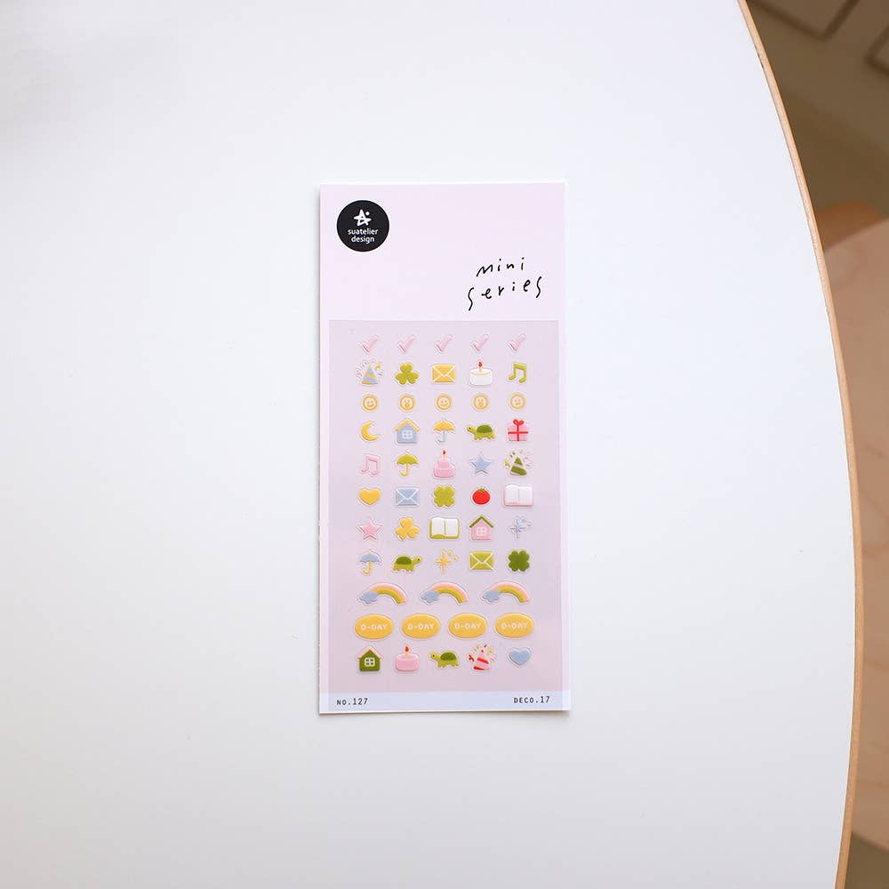 Suatelier Mini Series Pastel Icon Stickers – No. 127