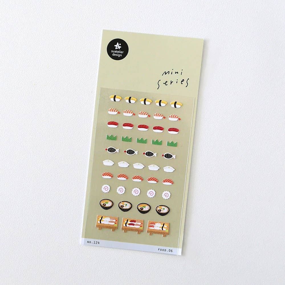 Suatelier Mini Series Sushi Stickers – No. 124
