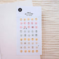 Every Mood Mini Face Stickers | Suatelier Daily Deco