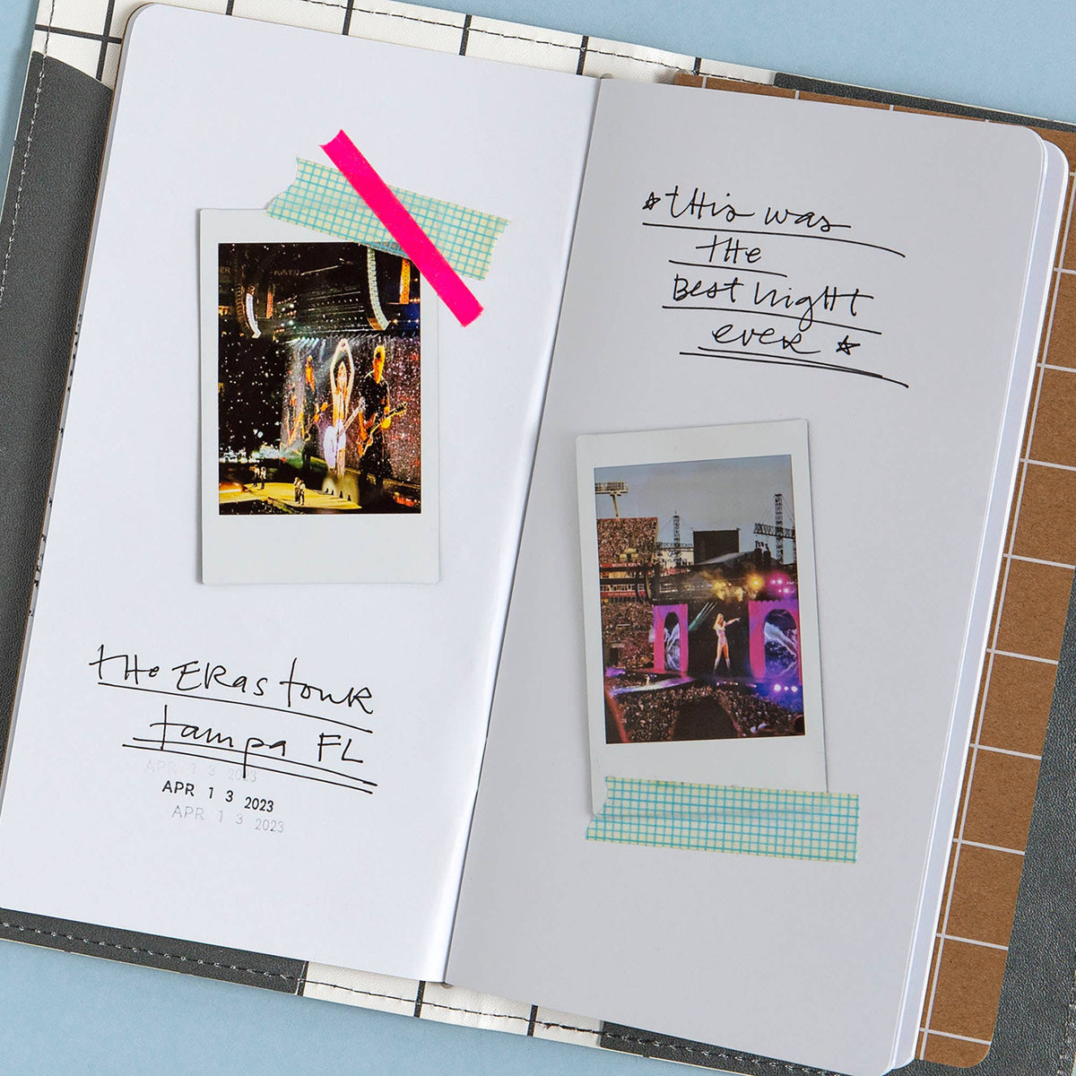 Kraft Grid Traveler’s Notebook Insert | 40 Blank Pages