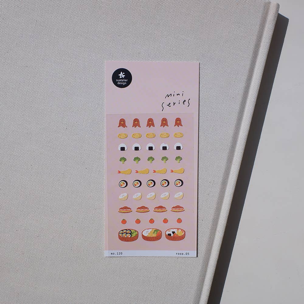 Suatelier Mini Series Bento Lunch Stickers – No. 120