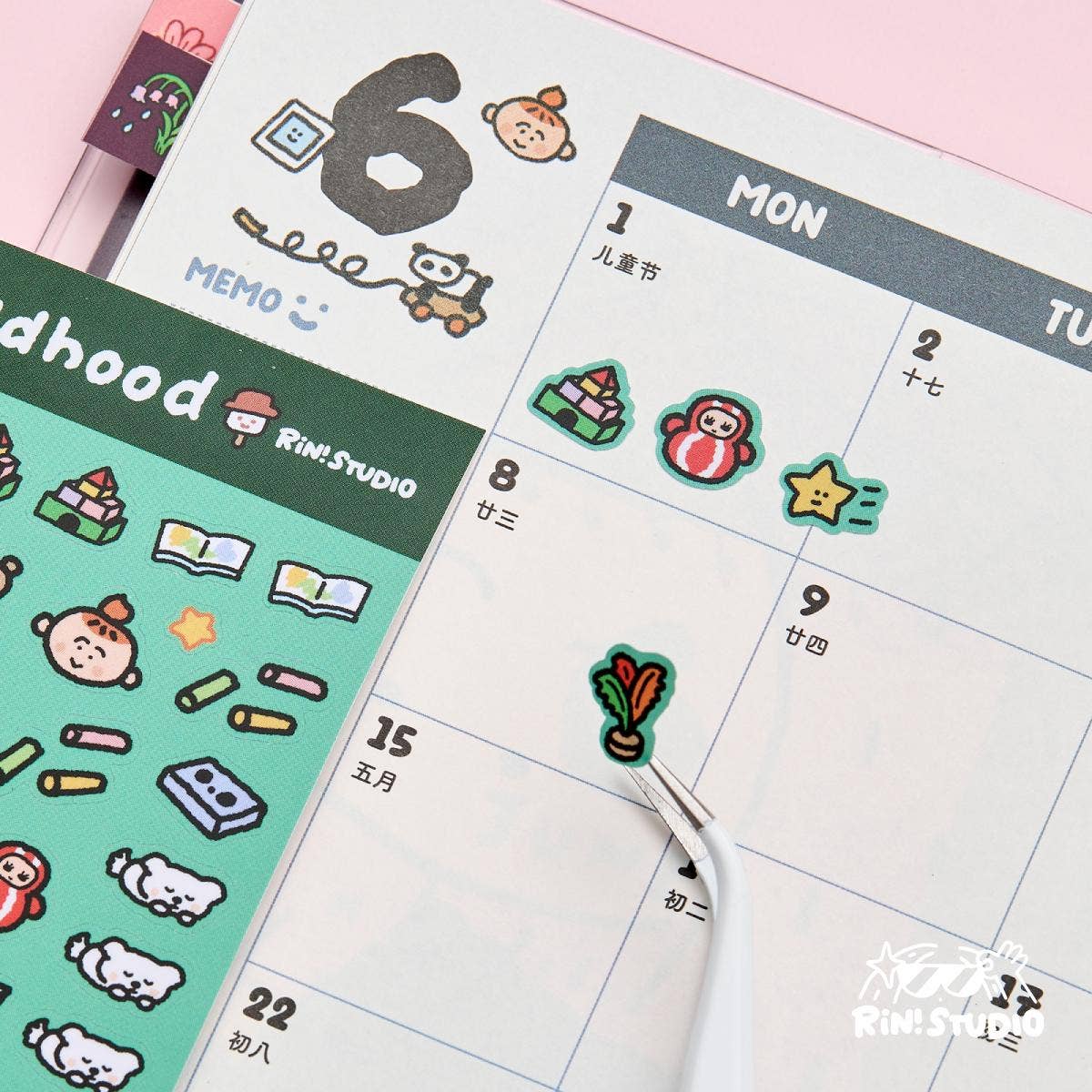 Mini Stickers - Coffee/Flower/Aloha/Halloween/Social Media/Dream/Childhood - RiN! Studio: Aloha