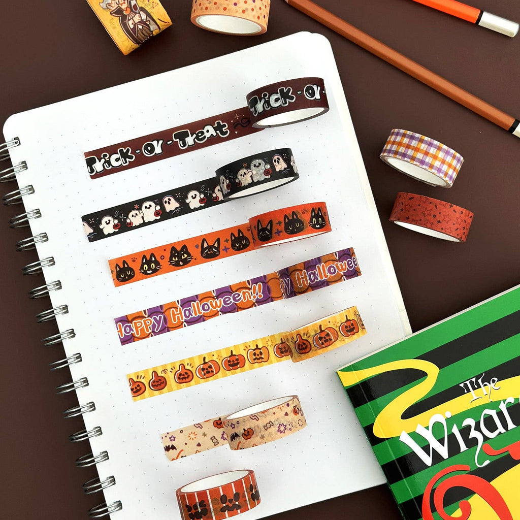 Wrapables Halloween Washi Tape Set - 11 Rolls