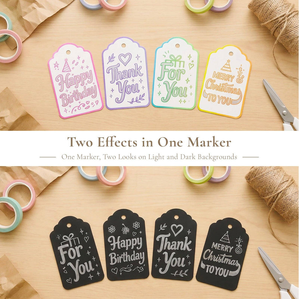Wrapables 24ct Metallic Outline Markers