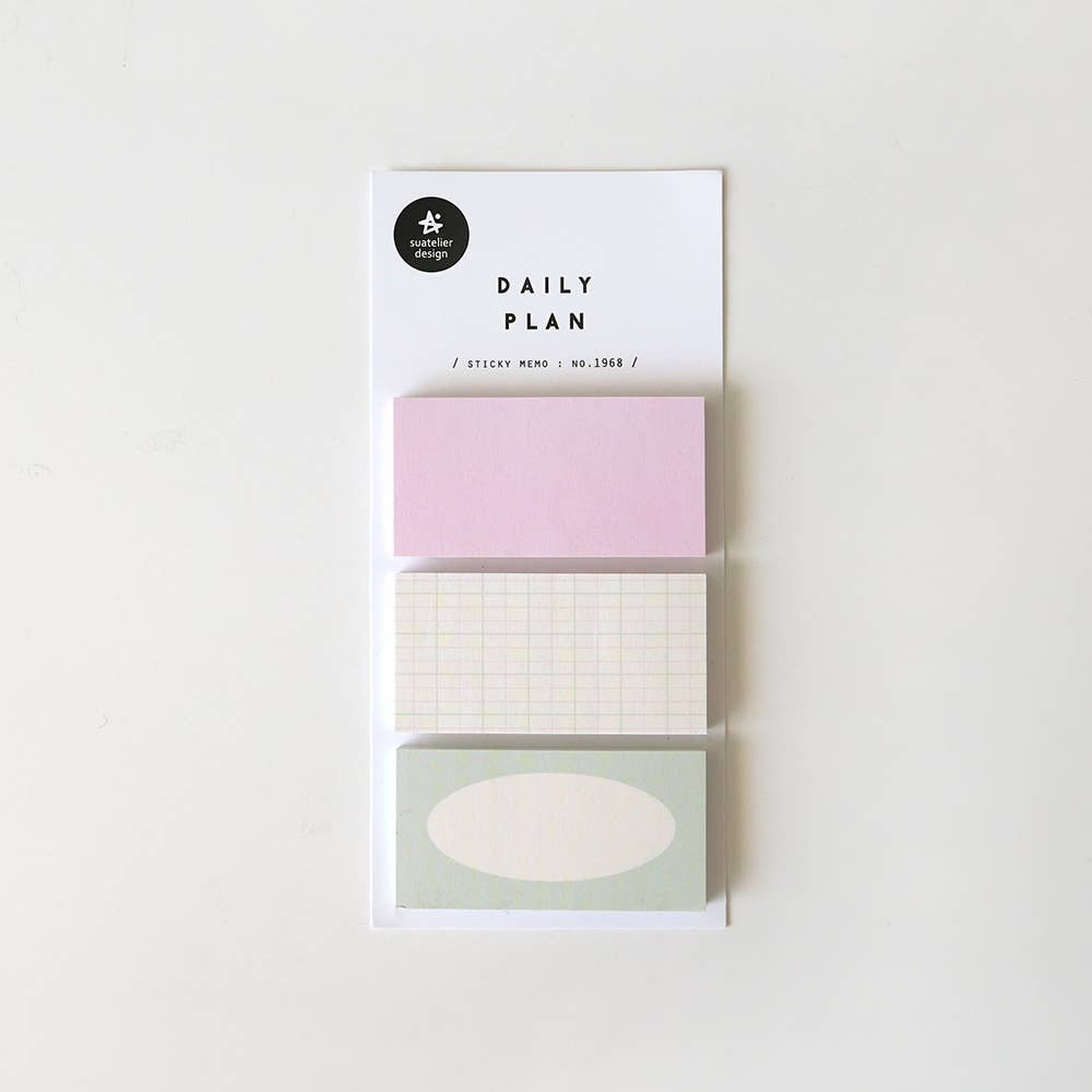 Sautelier Design Daily Plan Sticky Memo Set
