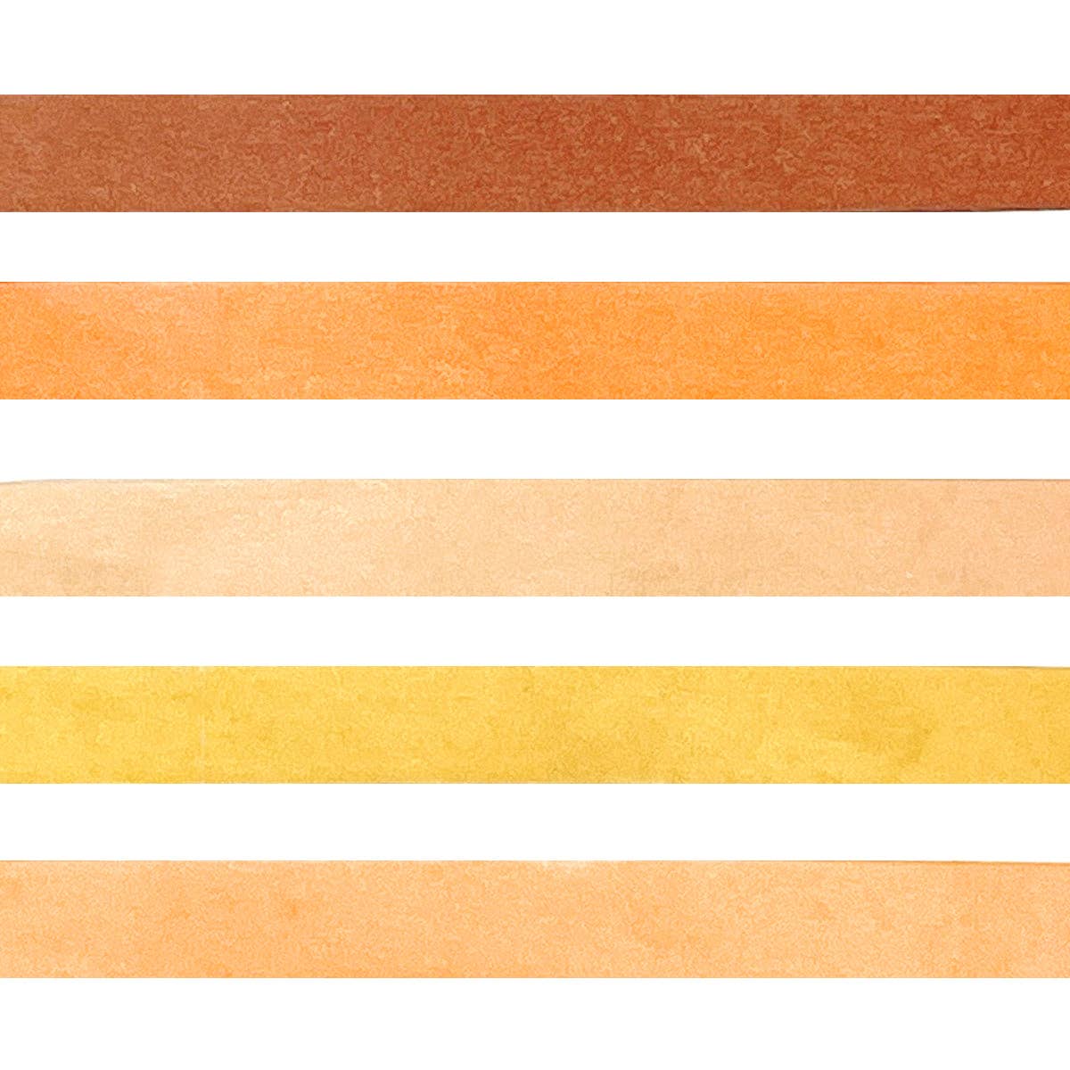 Wrapables Solid Color Washi Tape (Set of 5): Rainbow