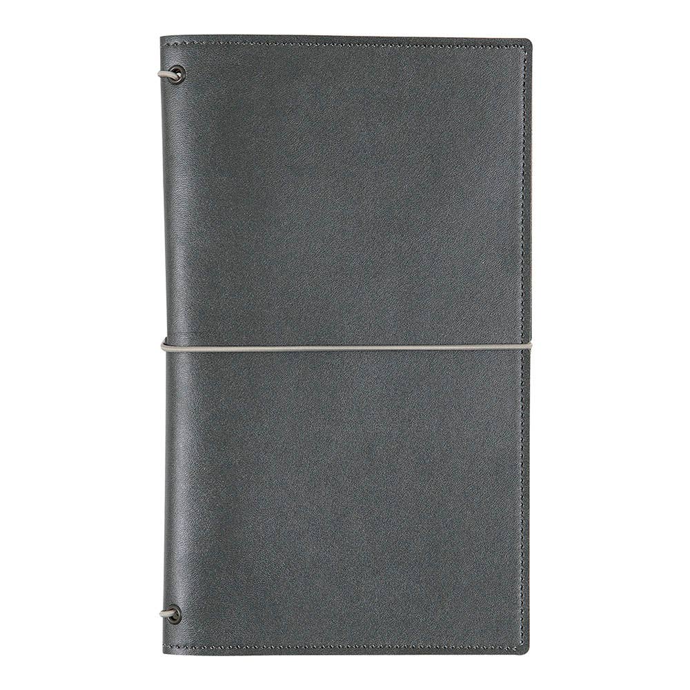 Charcoal Gray Traveler’s Notebook Cover | Vegan Leather