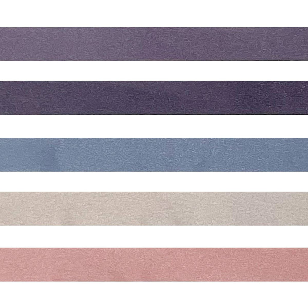 Wrapables Solid Color Washi Tape (Set of 5): Rainbow