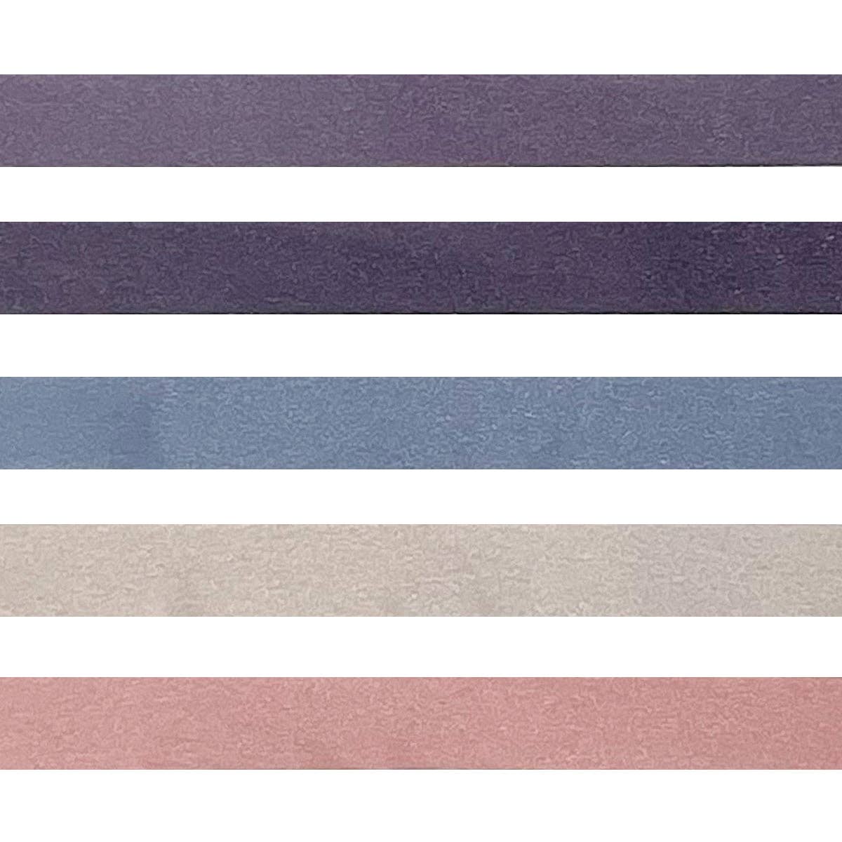 Wrapables Solid Color Washi Tape (Set of 5): Rainbow
